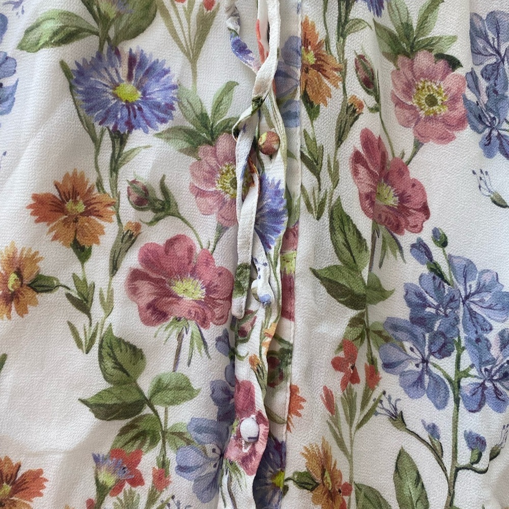 Yumi Kim Sundown Top in Hopefield Ivory Floral Size Medium Style TP-18392 - Picture 5 of 7